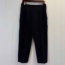 Vintage Talbots Petites Womens Closet Staple Knit Trousers Size M Career Office