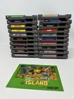 Lot of 20 Nintendo NES Game Cartridges Tested Mario Dragon warrior Plus More