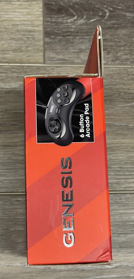Retro-Bit Official Controller 6 Button Arcade Pad For Sega Genesis Original NEW - Image 3 of 4