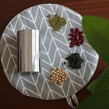 Mini-Tee-Aufbewahrungsbehälter, tragbarer Behälter für Reisen, Teedose für