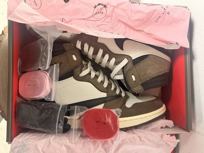 Travis Scott Cactus Jack Nike Air Jordan 1 Retro OG High Mocha Men s Size 13