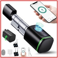 Smart Lock T&uuml;rschloss, Fingerabdruck Schlo&szlig; 60mm-90mm with App Key Access 