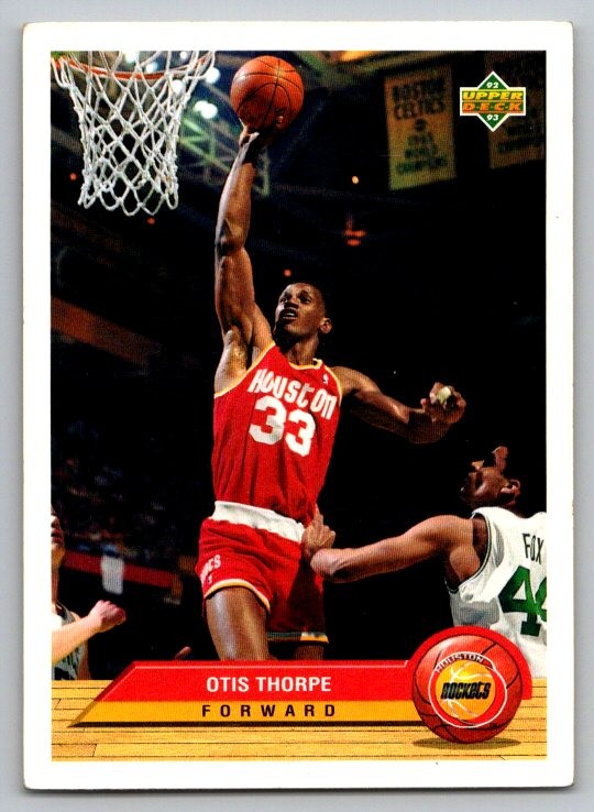 Otis Thorpe Base Upper Deck McDonald's P16 VG