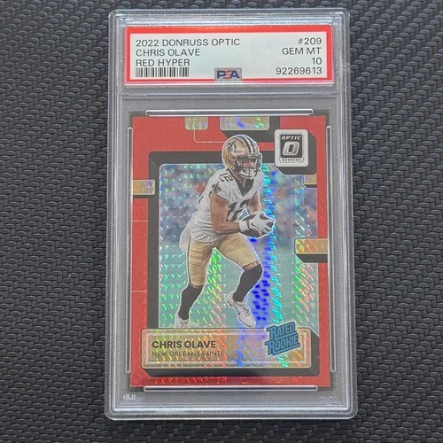 2022 Panini Prizm Chris Olave PSA 10