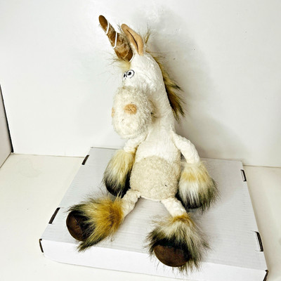 Sigikid Beasts Town Uni Que White Unicorn 21'' Plush Stuffed Animal Toy Fantasy