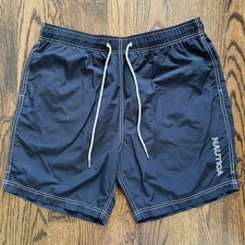 Nautica Men's Swim Trunks Black Swim Shorts Elastic Waist XL