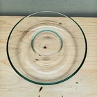 Vtg PYREX Clear Glass Bundt Cake Jello Mold Dish 10" Round  France Heavy 25cm