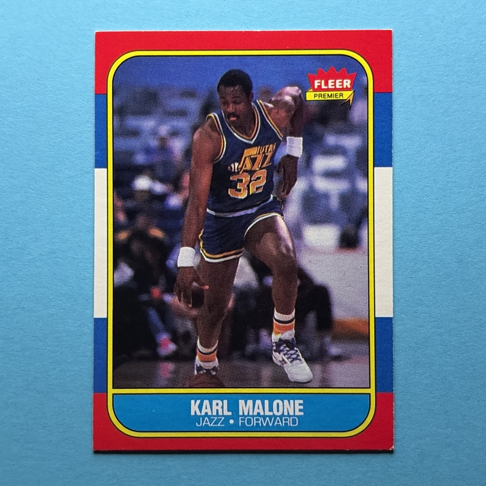 1986-87 Fleer #68 Karl Malone Rookie RC - EX