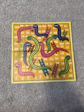 An Ingham Day Game Vintage Snakes And Ladders Playing Game Board 1970s
