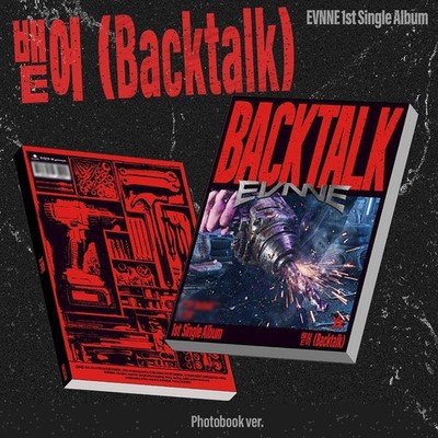 EVNNE [BACKTALK(뱉어)] 1st Single Album CD+POSTER+Photo Book+2 Card+Note+Book Mark