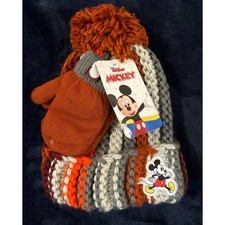 Mickey Mouse Kids Winter Hat and Glove Set