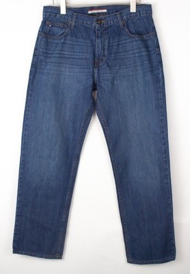 TOMMY HILFIGER Herren Droite Slim Gerade Bein Jeans Größe W34 L30