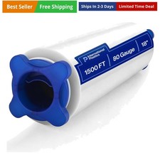 18" Stretch Film/Wrap 1500 feet 7 Layers 80 Gauge Industrial Strength up to 8...