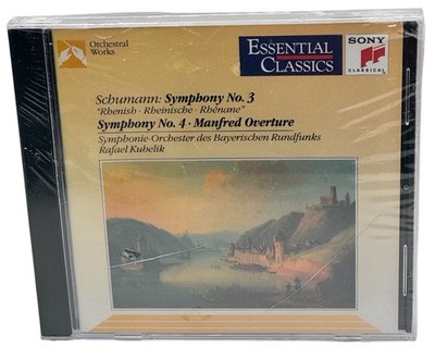 ROBERT SCHUMANN Schumann Symphonies No. 3 Rhenish No. 4 Manfred CD New
