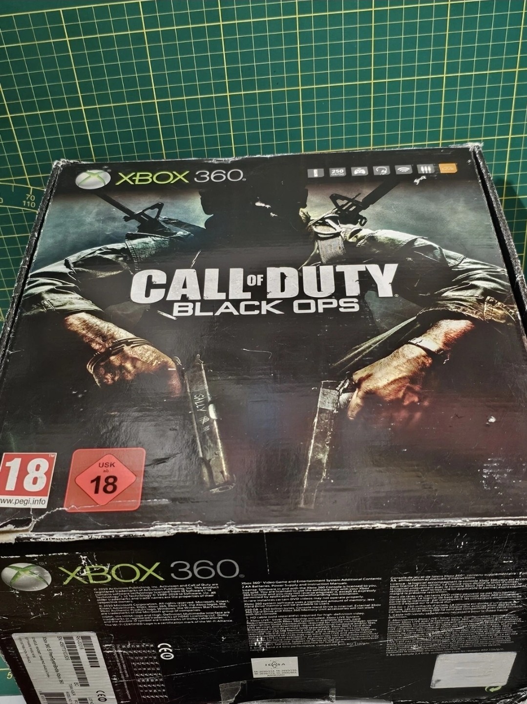 Console Call Of Duty Black Ops 250go Xbox 360 Pal Bundle Pack  Notice Manette
