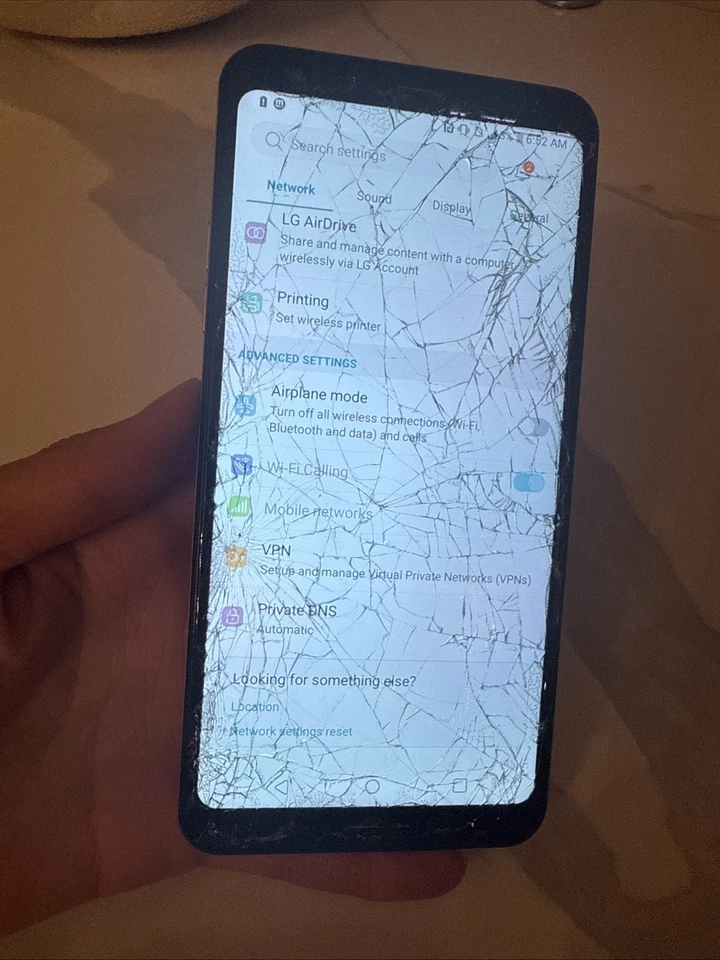 LG Stylo 5 LM-Q720QMS 32GB Bloqueado para Metro Mau Estado Branco Leia Desc - Imagem 4 de 4