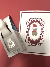 Martha Stewart Double Craft Punch - Embossed Teddy Bear - BRAND NEW