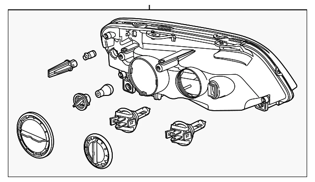 Genuine GM Driver Side Headlamp Assembly 92245554 Foto 4 de 4