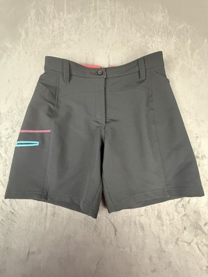Crane Damen Radhose Medium 12-14 schwarz pink blau aktiv Reißverschlusstasche