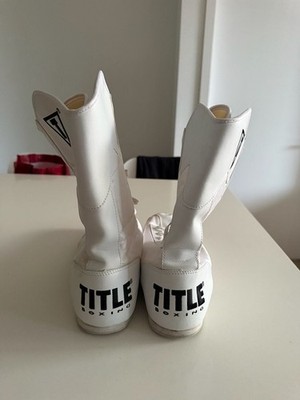 Title Boxing White Hi-Top Boxing Shoes Size 13 | eBay