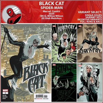 #ad #ad Black Cat 2025 #1 2 3 4 5 Marvel Comics COVER SELECT $59.88