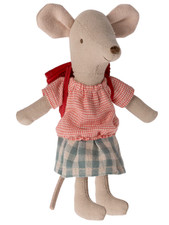 NEW Maileg Big Sister Tricycle Mouse Red Miniature Mice Doll Dollhouse Toy Toys