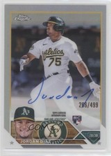 2023 Topps Chrome Rookie Auto Refractor 266/499 Jordan Diaz #RA-JDI Auto 0wv1