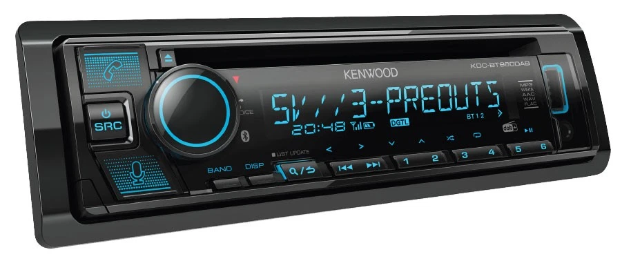 Kenwood KDC-BT960DAB 1-DIN Autoradio BT DAB inkl. Antenne 3x Cinch - Bild 1 von 1