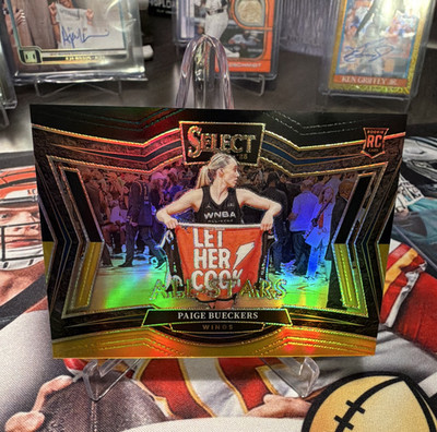 Panini WNBA Select 2025 Paige Bueckers Dallas Wings Prizm RC Black Gold!! 5/5
