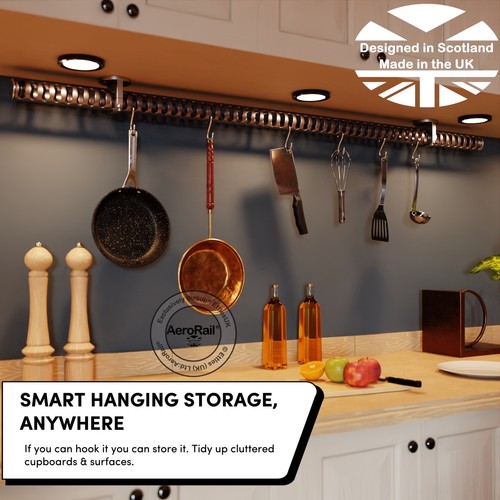 AeroRail® Sloping Ceiling Hanging Rail:Classic Edition: 1metre length - Picture 5 of 15