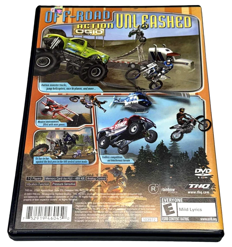 MX Unleashed PS2 NTSC US/CAN PlayStation 2  *Sealed* - Image 2 of 4