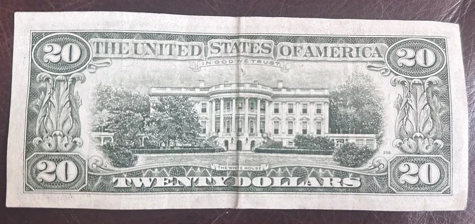 1981A $20 Richmond Federal Reserve Note/Circulated Fr # 2074-D (READ description - Image 2 of 3