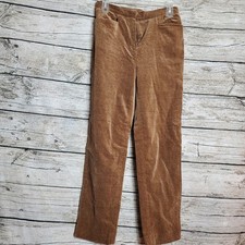 Lauren Ralph Lauren Petite Velvet Pants Brown Size 4 Petite Y2K Vintage.