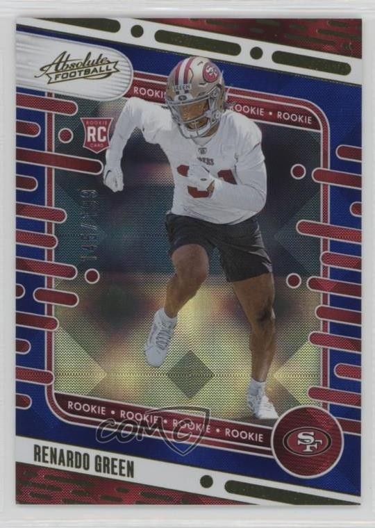 Renardo Green Panini Absolute #159 Blue Diamonds