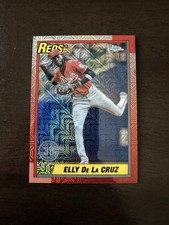2025 Topps Series 1 - 1990 Topps Chrome Silver Pack Elly De La Cruz #T90C-15