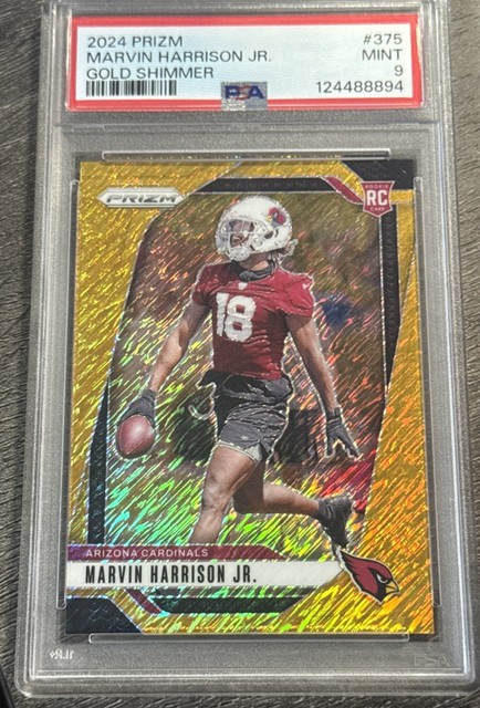 Marvin Harrison Jr. 2024 Panini Prizm Gold