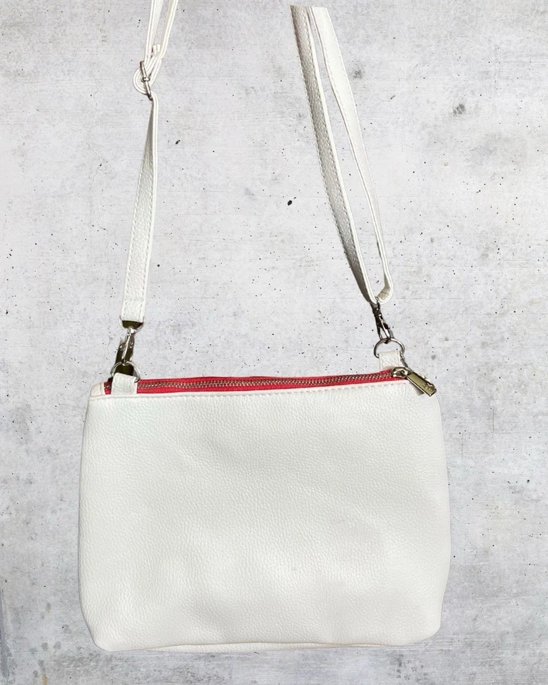 St. Louis Cardinals Crossbody Bag White Red Blue Stripe Tassel Purse MLB Fan - Image 3 of 4