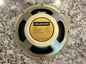 Celestion G12M-65 Creamback 65-watt 8-ohm 12-inch Guitar Amplifier Speaker MINT