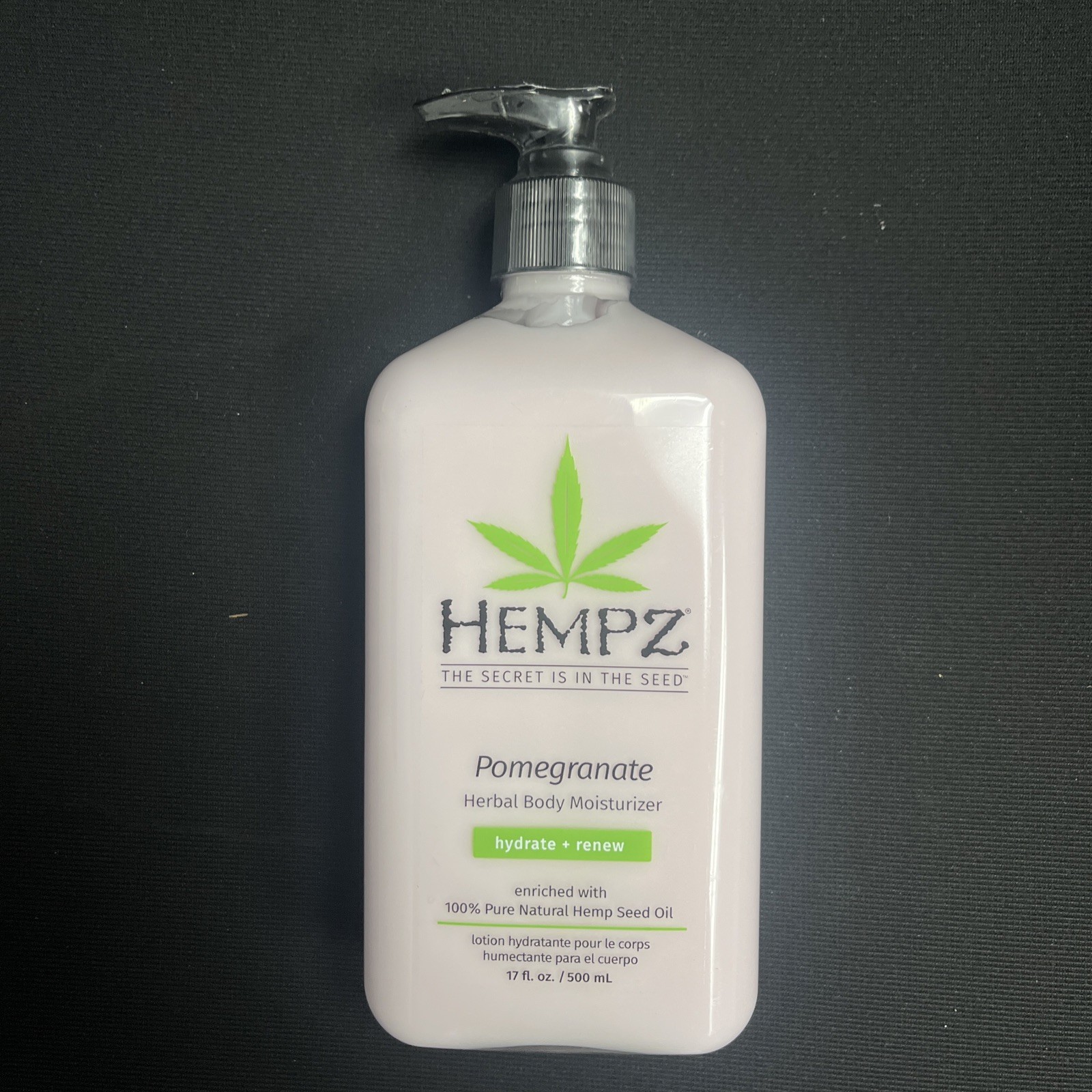 HEMPZ POMEGRANATE PURE HERBAL EXTRACTS BODY MOISTURIZER LOTION