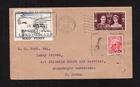 LUNDY: 1/2d LARGE MAP USED ON GB 1937 CORONATION FIRST DAY COVER