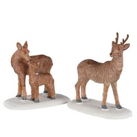 Lemax-02929-406, Dear Family, Set/2, Weihnachtsdorf, Weihnachtsfiguren, Wildlife