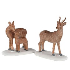 Lemax-02929-406, Dear Family, Set/2, Weihnachtsdorf, Weihnachtsfiguren, Wildlife