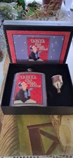 Flask and funnel set collector item T G I f thank god , i'm fabulous