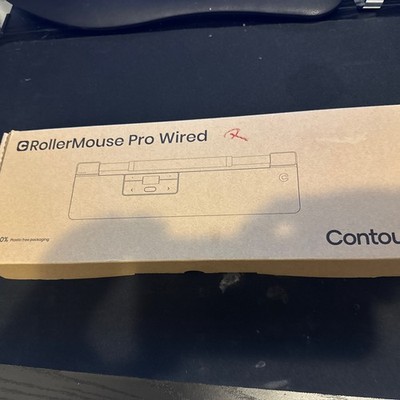 Contour RollerMouse Pro - Vegan Leather - Slim - Wired