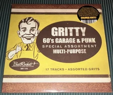 GRITTY 60's Garage & Punk  (2022 Orange Vinyl LP)  17 Rare Garage Rock Songs