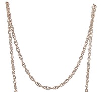 9 Ct Red / Rose Gold Rope (prince Of Wales) Chain, 22 9 Ct Red / Rose Gold Rope (prince Of Wales) Chain, 22