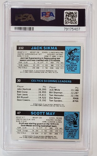 1980 Topps Signed LARRY BIRD #30 PSA 6 9 Auto Autograph PSA/DNA Autograph Rookie - Picture 3 of 3