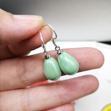 925 Sterling Silver Pearl Drop Water Stud Earrings Jewellery Women Girls Gift
