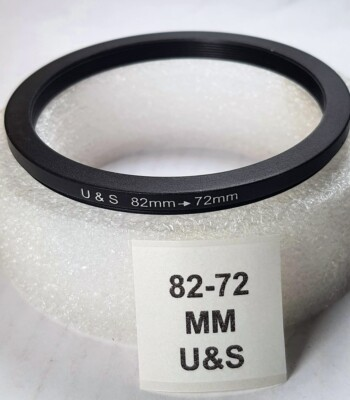 #ad 82 72mm Step Down Lens Filter Converting Adapter Ring 82mm 72mm Metal 82 72 Thin $8.99