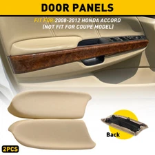 2Pcs Driver & Passenger Door Side Panel Armrest for Honda Accord 08-12 Beige US